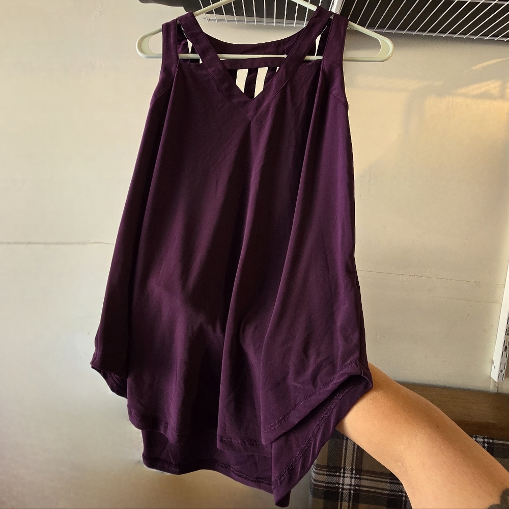 Purple Sleeveless Top